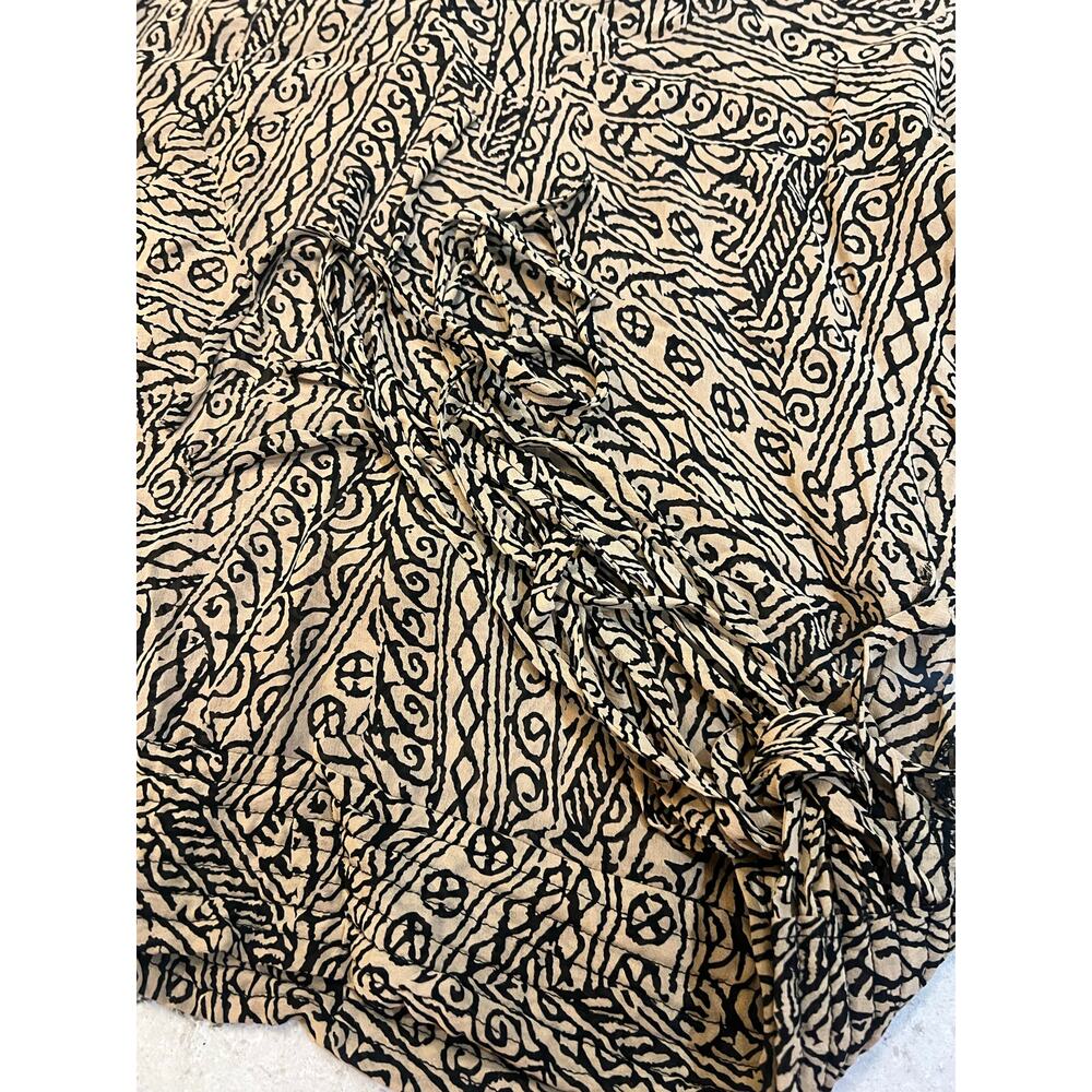H&M Women’s Printed Side Tie Blouse – Size 6 - Picture 7 of 8
